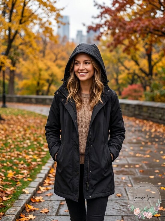 RVCA Jackets & Blazers - RVCA WOMENS Runyon Long-Sleeve Canvas Hooded Parka Jacket, Size Small